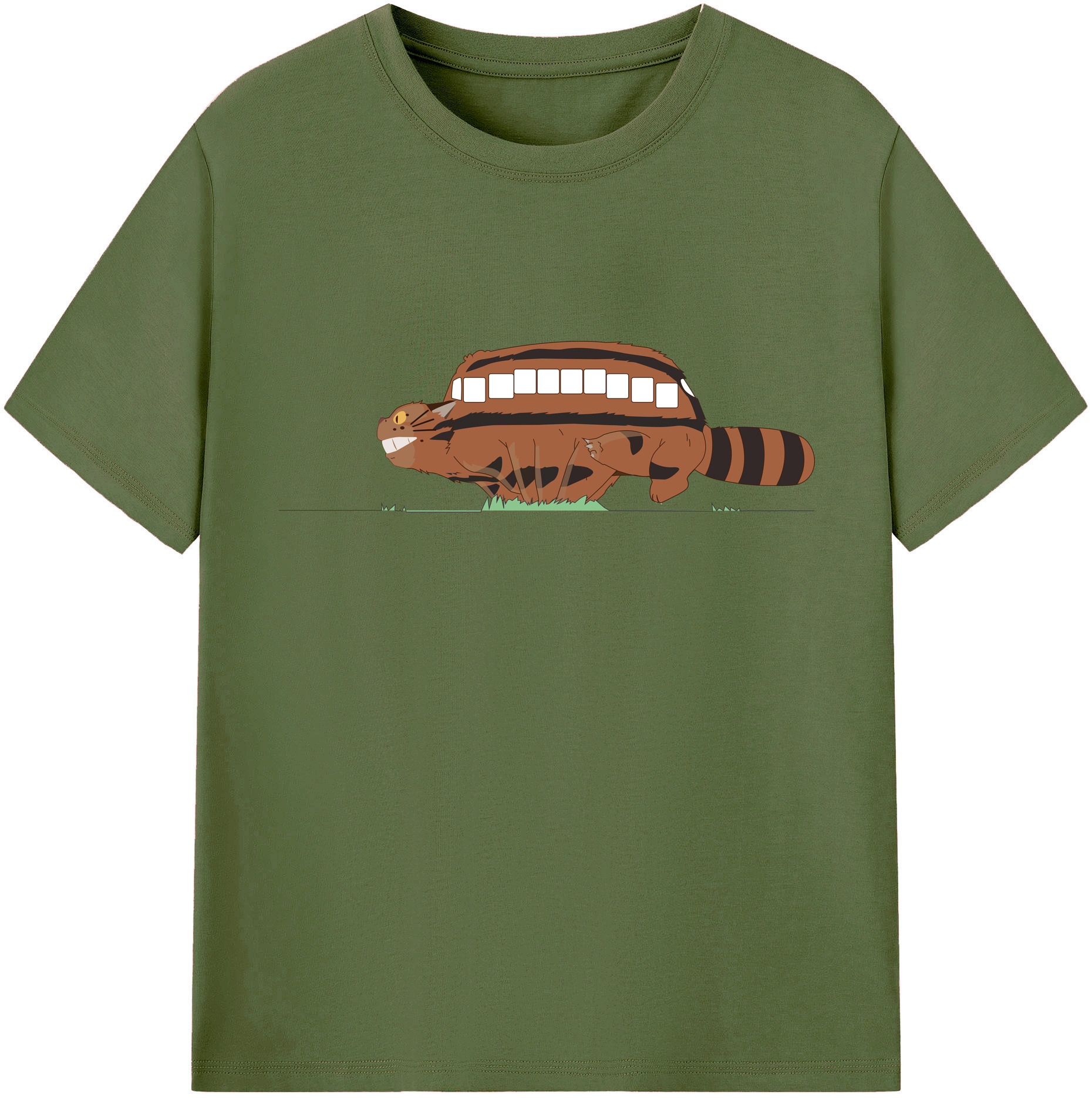 （画像用） となりのトトロ 草壁メイ 草壁サツキ My Neighbor Totoro Satsuki Kusakabe Mei Kusakabe 綿100％半袖Tシャツ（フロントプリント）